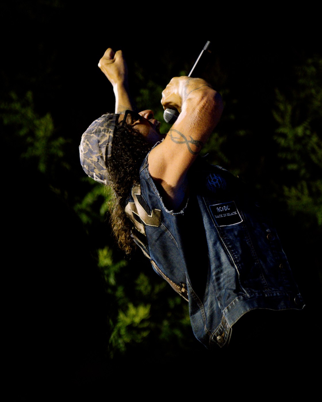 Concert — au micro